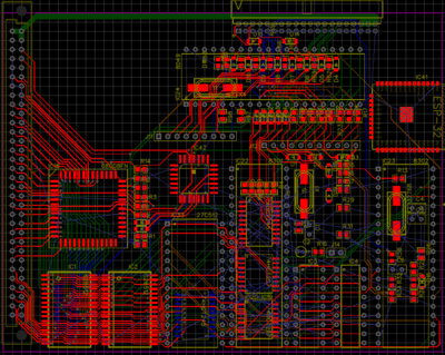 The Issue 8 CPU card as it currently looks.